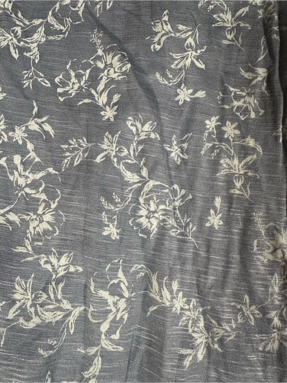 Lucky Brand NWT Light Blue Floral Short Sleeve Top, size small - Picture 7 of 7